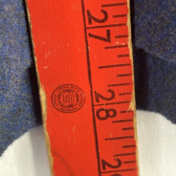 Straight Down Sweater Men Large Golf Knit Blue Solid Pullover Preppy Button Neck - Picture 8 of 14